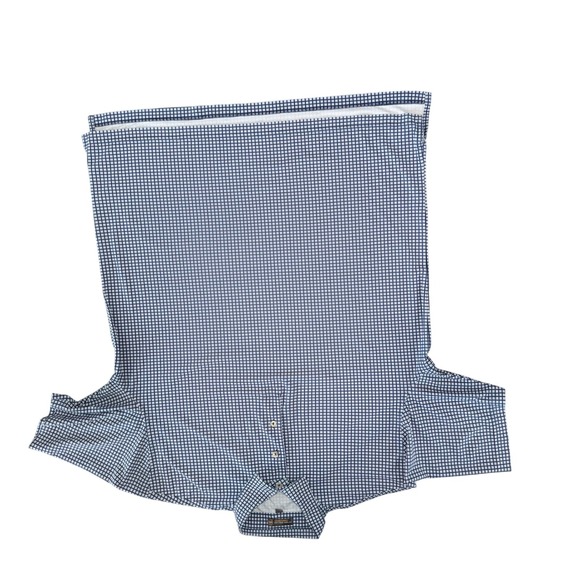 Peter Millar Performance Polo Shirts LOT of 2 Men's Large Blue Stripe Golf - Picture 7 of 9